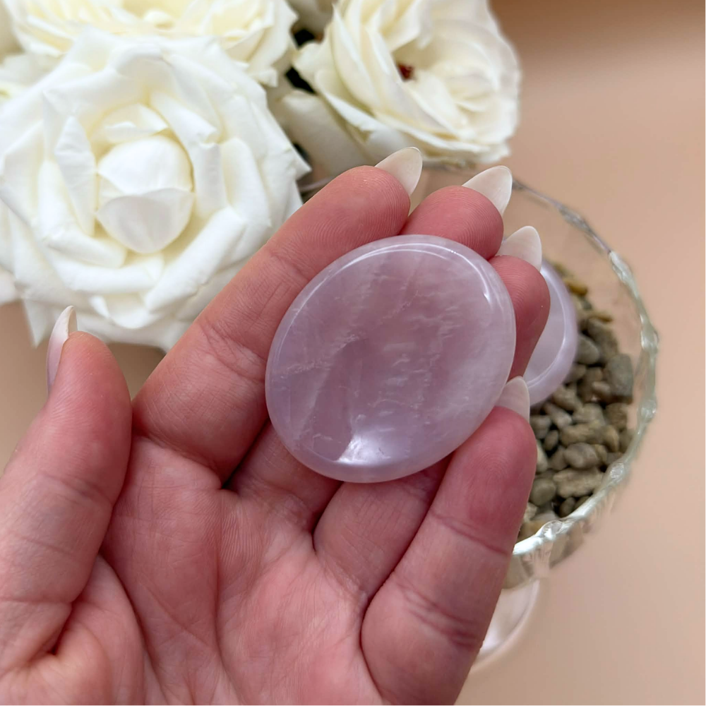 Worry stone rosenkvarts