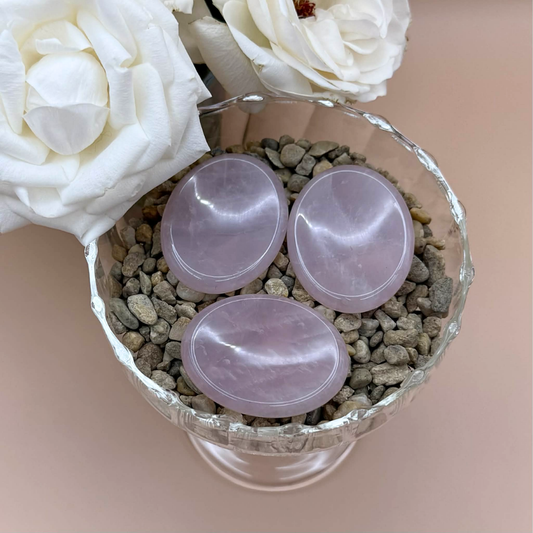 Worry stone rosenkvarts