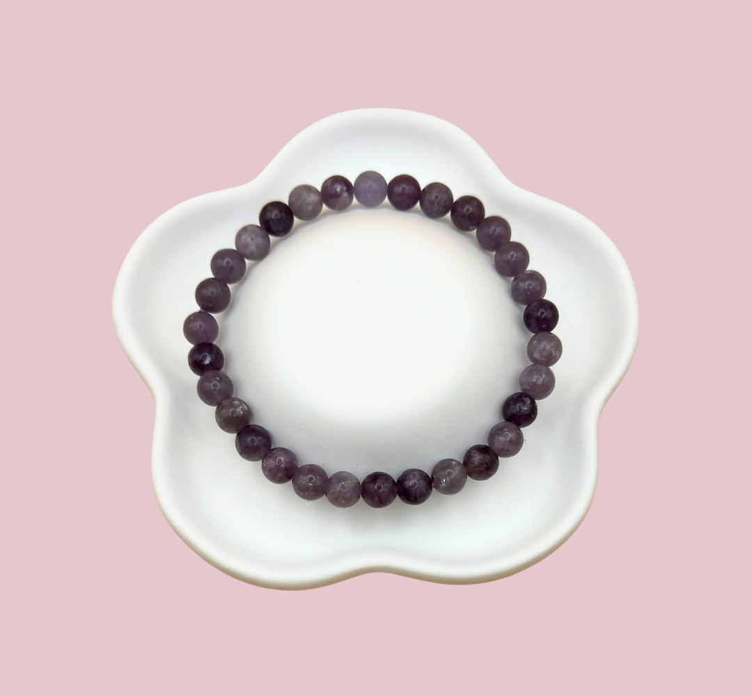 Armband lepidolit 6 mm