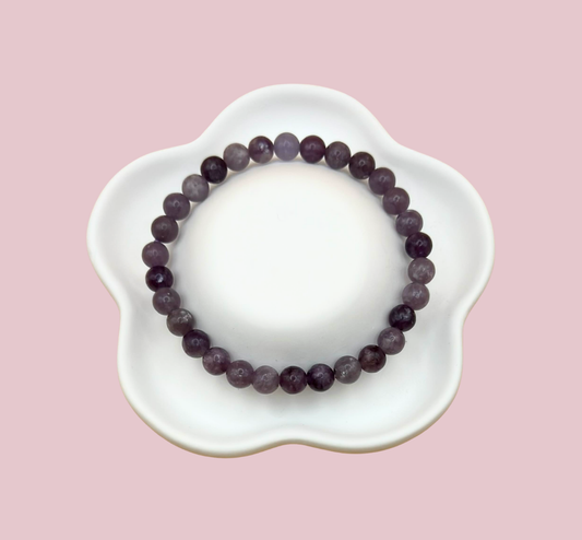 Armband lepidolit 6 mm
