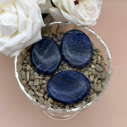 Worry stone sodalit