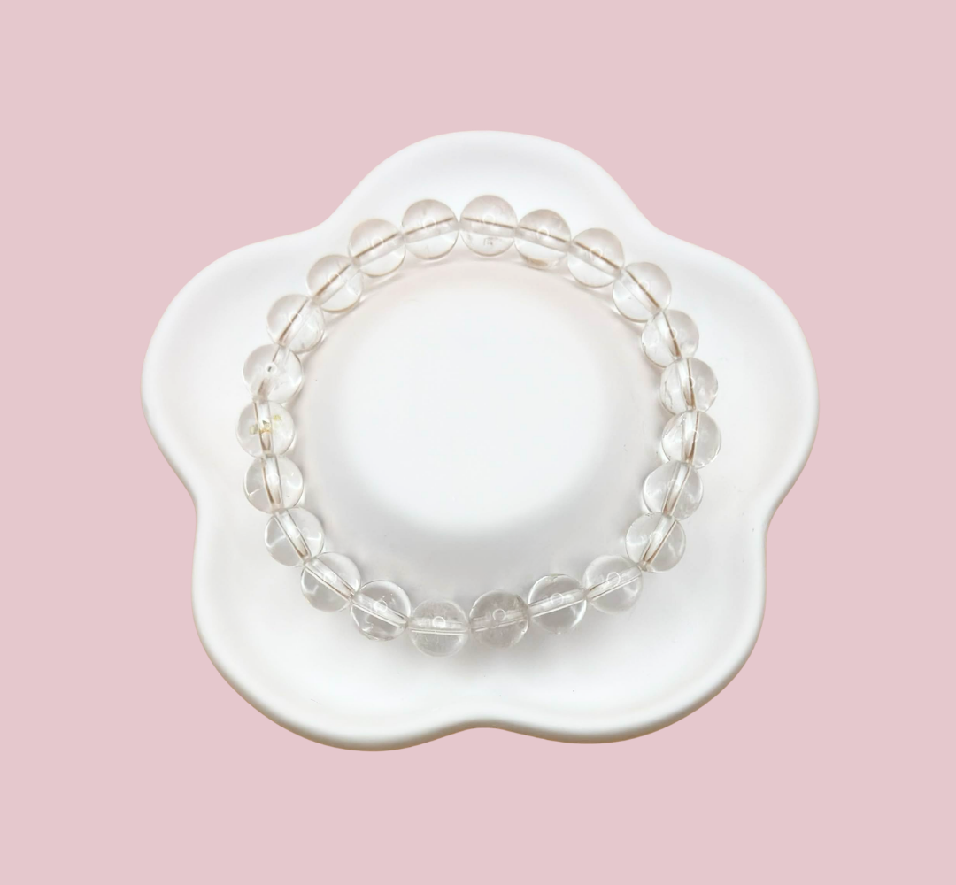 Armband bergkristall 8 mm