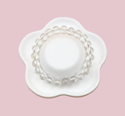 Armband bergkristall 8 mm