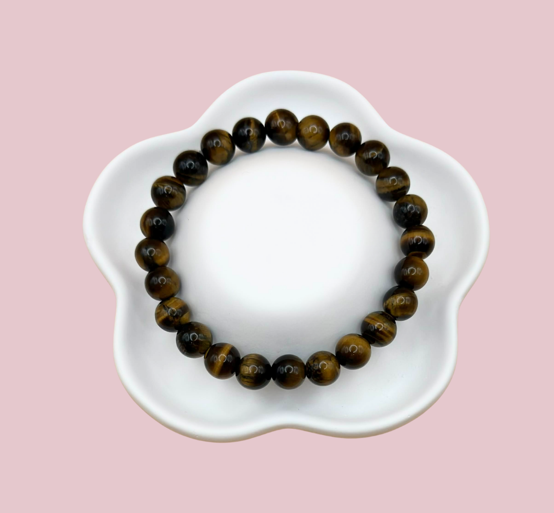 Armband tigeröga 8 mm