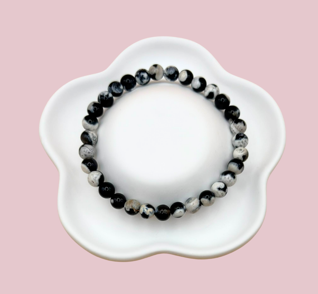 Armband orca agat 6 mm