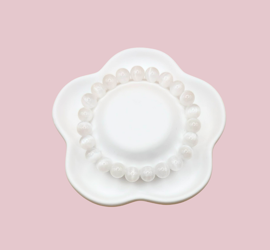 Armband selenit 8 mm