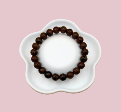 Armband mahognyobsidian 8 mm