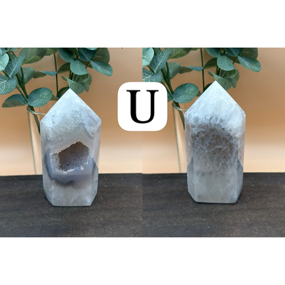 Torn i druzy agat (A-U)