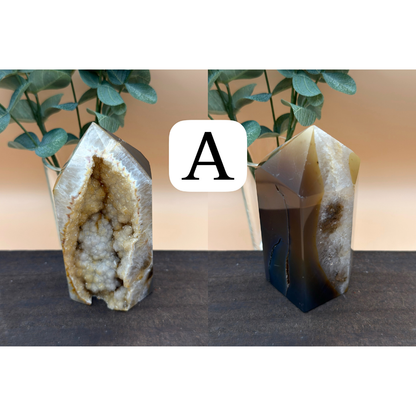 Torn i druzy agat (A-U)