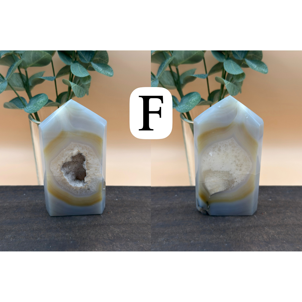 Torn i druzy agat (A-U)