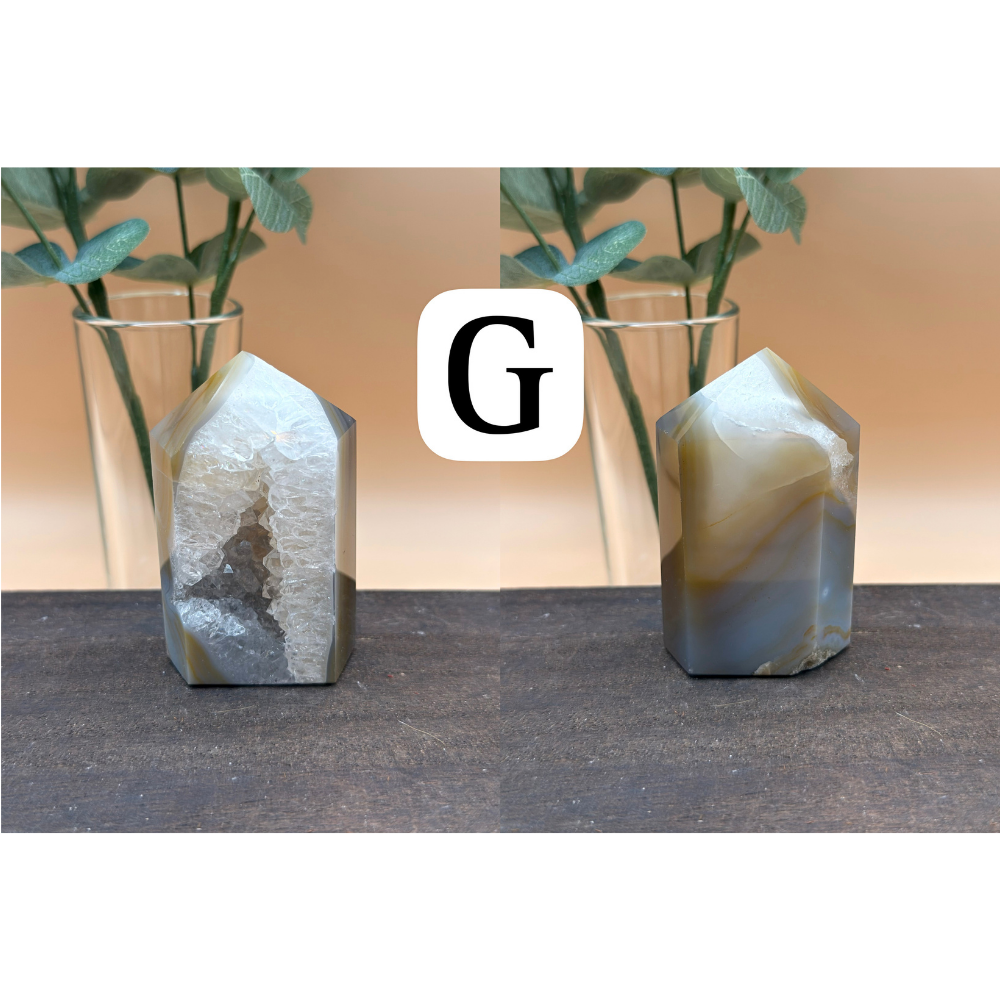 Torn i druzy agat (A-U)