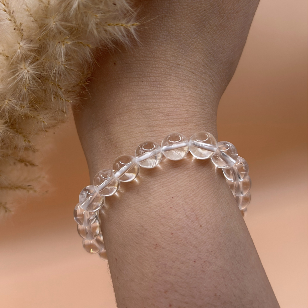 Armband bergkristall 8 mm