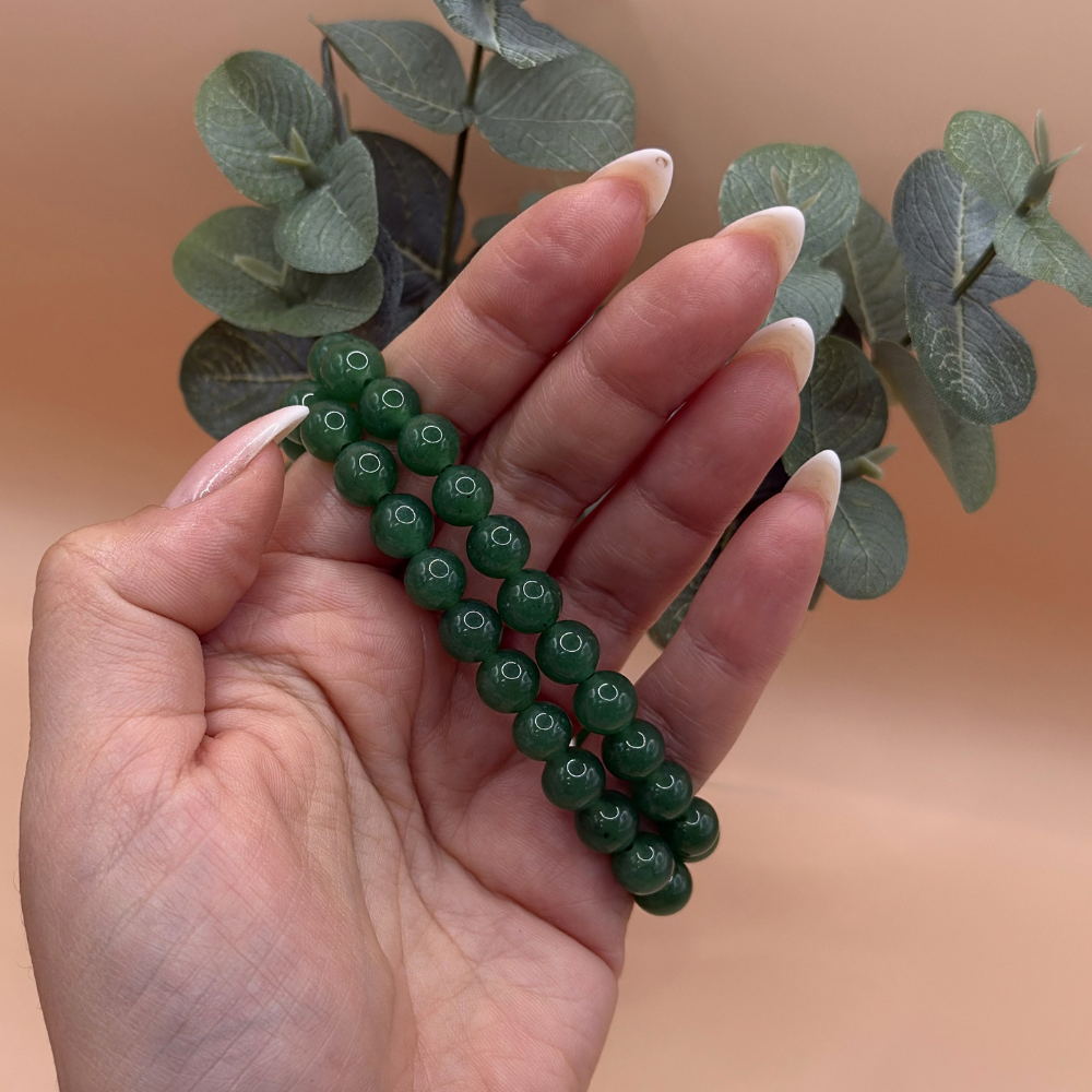 Armband grön aventurin 8 mm