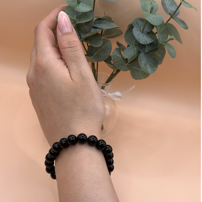 Armband obsidian 8 mm